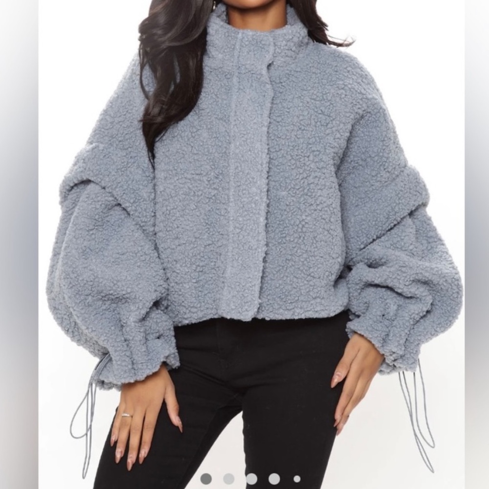 Blue Sherpa Jacket